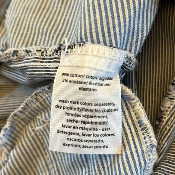 Tommy Hilfiger blue white striped chinos Size 10 EUC - Picture 7 of 7